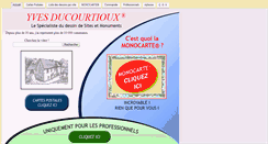 Desktop Screenshot of monocarte.com